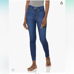 Paige Margot cropped jeans Med wash size 31 Frayed ankle